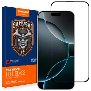 محافظ صفحه نمایش سامورایی مدل Glass Max مناسب برای گوشی موبایل اپل