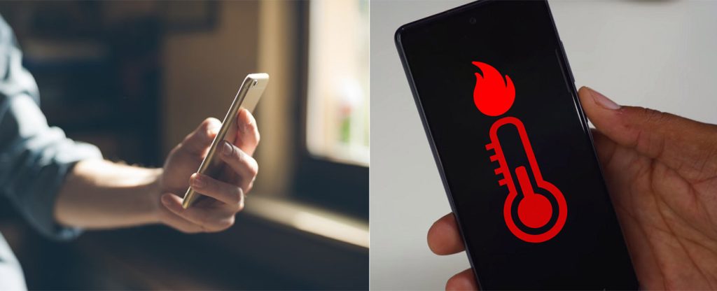 علت داغ شدن گوشی